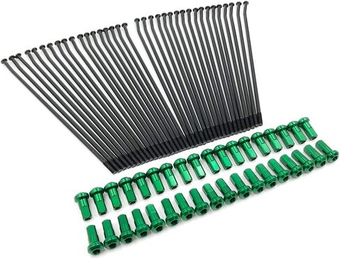 طقم حلمات OTOM مقاس 19 بوصة حلمات خضراء تناسب KAWASAKI KX125 KX250 KX250F KX450F دراجة نارية الترابية (19 بوصة المتحدث للعجلة الخلفية) in Kuwait