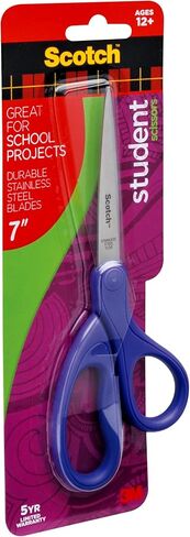 Scotch Brand 7-Inch Student Scissors, Blue, Green, or Purple, Colors May Vary (1407SG) in Saudi Arabia