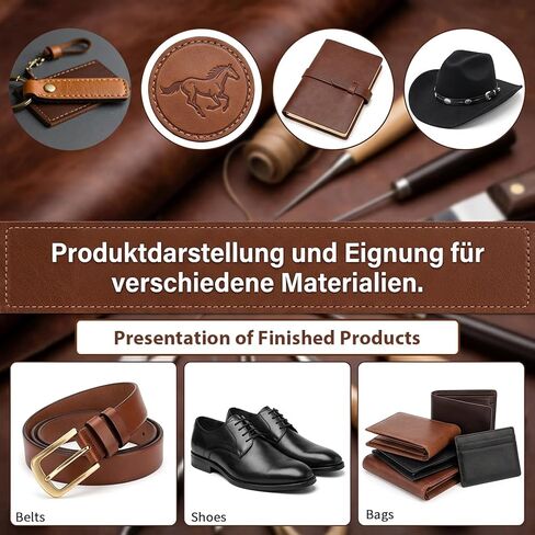 4 Pcs Leather Sewing Awl Tool, Scratch Awl Tool with Wooden Handle for Punching, Stitching & Marking, Heavy Duty Leather Awls for Shoe Repair & DIY Craft in Kuwait