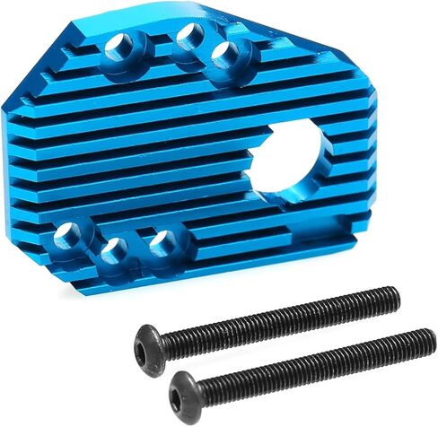 أجزاء RC متوافقة مع Tamiya M05 M-05 1/10 RC قطع غيار السيارات ترقية الملحقات TAMC-012 سبائك الألومنيوم محرك جبل لوحة بالوعة الحرارة (الأزرق) in Kuwait