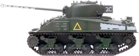 1/72 مقياس سبيكة الحرب العالمية الثانية الولايات المتحدة الأمريكية M4 شيرمان نموذج دبابة متوسطة مقاتلة نموذج عسكري ديكاست دبابة للتجميع in Kuwait