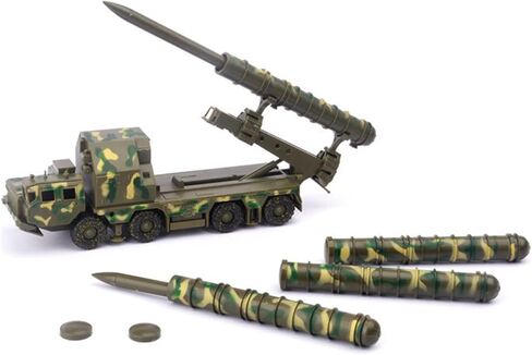 1/72 مقياس 4D البلاستيك التمويه الروسية S-300 قاذفة الصواريخ مركبة محاكاة نموذج اليدوية DIY نموذج (مجموعة غير مجمعة) in Kuwait