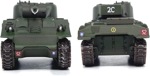 1/72 مقياس سبيكة الحرب العالمية الثانية الولايات المتحدة الأمريكية M4 شيرمان نموذج دبابة متوسطة مقاتلة نموذج عسكري ديكاست دبابة للتجميع in Kuwait