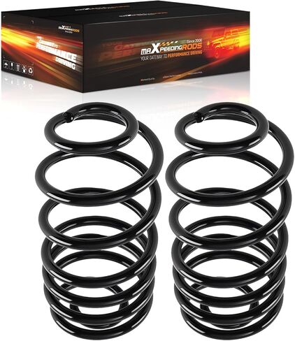 زنبرك ملف maxpeedingrods CC501 لسيارة Chevy Malibu Chevelle 1967-1972 Buick Skylark Special Oldsmobile Cutlass F85 Pontiac Grand Prix LeMans Tempest 1967-1970، مجموعة زنبركية لفائف التعليق الخلفي قطعتان in Kuwait