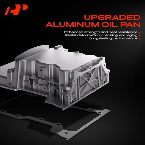 وعاء زيت محرك ألومنيوم مطور ممتاز مع قابس وحشية ومسامير، مناسب لسيارات Ford F150 2016-2017 3.5L، F150 2018 3.3L 3.5L، Expedition 2017-2018 3.5L & Lincoln Navigator 2017-2018 3.5L - HL3Z-6675-A in Kuwait