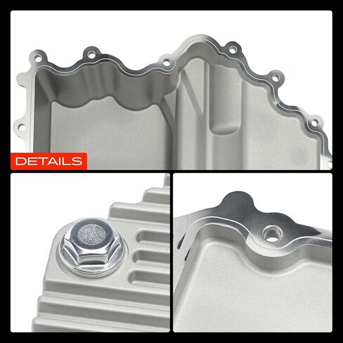 وعاء زيت محرك ألومنيوم مطور ممتاز مع قابس وحشية ومسامير، مناسب لسيارات Ford F150 2016-2017 3.5L، F150 2018 3.3L 3.5L، Expedition 2017-2018 3.5L & Lincoln Navigator 2017-2018 3.5L - HL3Z-6675-A in Kuwait