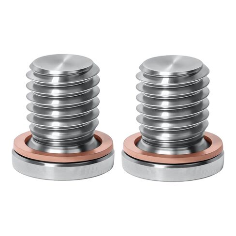 2Pcs Oil Pressure Relief Valve Plug Compatible with LS 2007-2013 Gen IV Engines LS3 L99 L96 L92 LMG LC9 L76 LH6, Oil Bypass Delete Plug Compatible with LS with Crush Washer in Kuwait
