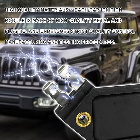 وحدة التحكم في الإشعال ذات 4 دبابيس، استبدال وحدة إشعال محرك ECM يناسب 1974-1988 Chevy Pontiac Buick Olds، يستبدل OE# DM1906 LX301 1190357 4419628 جزء إصلاح المحرك (قطعة واحدة، أسود) in Kuwait