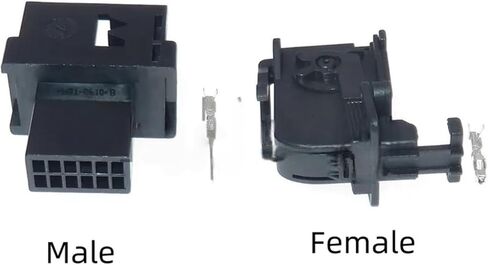 automotive connectors 12 Pin Automotive Male Female Electric Wire Connector DJ7123-0.6-11 DJ7123-0.6-21 easy replacement(Male with wire,1PCS) in Saudi Arabia