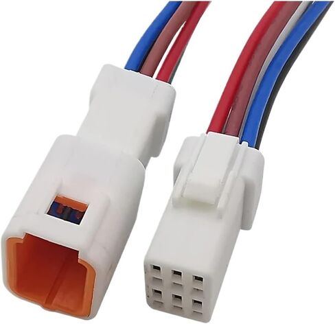 2/3/4/6/8Pin JWPF Type JWPF-VSLE-S JWPF-VSLE-D Automotive Waterproof Cable Connector Wiring Harness Butt 02T 02R (3Pin,3Pair) in Kuwait