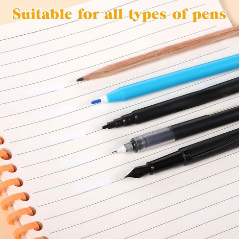 6 Pcs Correction Tape Pen Push-pull Protective Cover Comfortable Pen Shape Instant Applicator(Correct Tape Core Size 1/5 X 236 Inch) in Kuwait