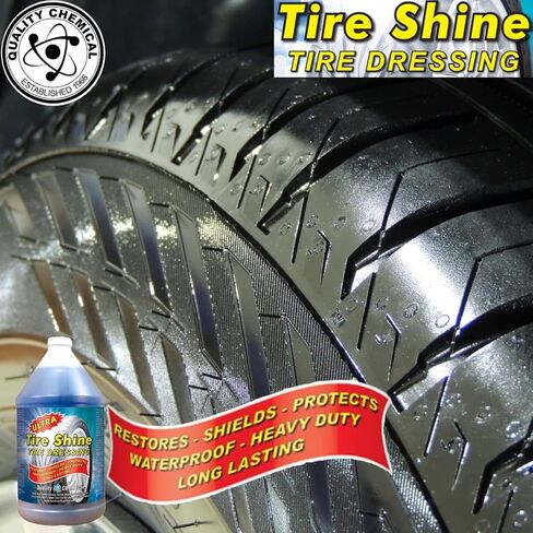 Quality Chemical Ultra Tire Shine Solvent-Based Tire Dressing - Best Tire Shine - Cover All Tire Shine for an Extreme Tire Shine - 5 Gallon Pail - 640 oz (Pack of 1) in Kuwait
