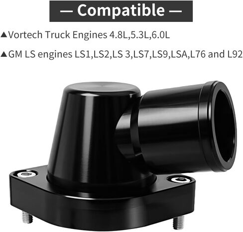 علب ترموستات دوارة من البليت برقبة مائية 90 1.5 بوصة متوافقة مع LS1 LS LS2 LS 3 LS7 LS9 LSA GM in Kuwait