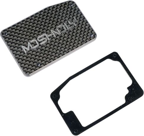 غطاء صندوق استقبال من ألياف الكربون مع مجموعة سدادات مطاطية لـ Arrma 6S 1/8 Typhon/Kraton/Notorious/Outcast/Mojave، غطاء واقٍ محكم الغلق ARA320604 مقاس 7 مم، غطاء صندوق استقبال متين ترقيات استبدال الأجزاء in Kuwait