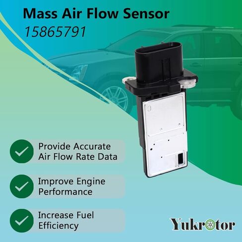 Mass Air Flow Sensor 15865791 MAF Sensor Compatible with 2005-2019 Chevy Camaro Cobalt Colorado Corvette HHR Spark GMC Canyon Envoy Buick Lacrosse Regal Cadillac ATS CTS STS Pontiac Saturn in Kuwait