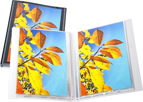 Aynoo Photo Album 4x6 2 Pack Plastic Fabric Cover Photo Album 4x6 Picture Frame 100 Pockets 2 Packs Album Each Pack Holds 48 Photos (48 Photos,2Pack) in Saudi Arabia