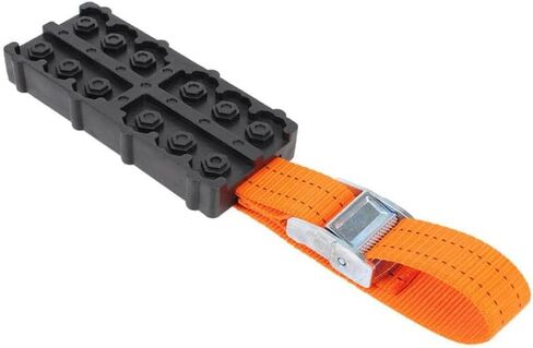 Snow Chains Rubble Straps Mud Sand Trouble Tyre Traction Block Rescue Tool Off Road 4x4 Car Accessories Compatible With in Kuwait