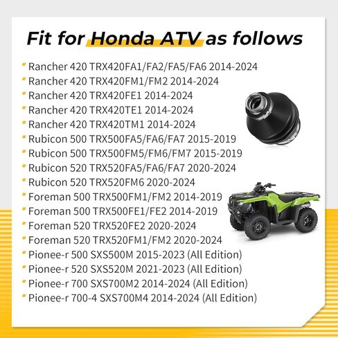 M MATI Rear Propeller Drive Shaft Yoke for Honda Rancher TRX420FA/FM/FE1/TE1/TM1 Rubicon TRX500 TRX520 FA/FM Foreman TRX500 TRX520 FE/FM Pionee-r SXS500M SXS520M SXS700M2 2014-2024 40300-HR3-A20 in Kuwait