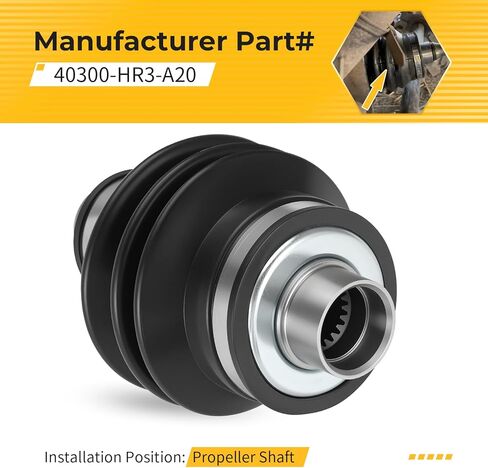 M MATI Rear Propeller Drive Shaft Yoke for Honda Rancher TRX420FA/FM/FE1/TE1/TM1 Rubicon TRX500 TRX520 FA/FM Foreman TRX500 TRX520 FE/FM Pionee-r SXS500M SXS520M SXS700M2 2014-2024 40300-HR3-A20 in Kuwait