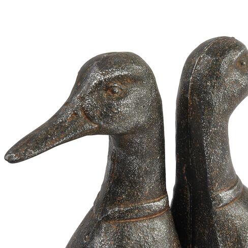 Creative Co-Op Cast Iron Duck, Black Bookend, Brown in Saudi Arabia