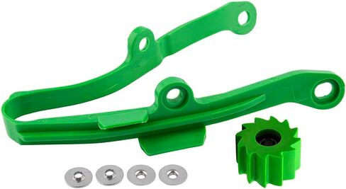 دليل منزلق سلسلة Swingarm مع الأسطوانة السفلية لـ Kawasaki KX250F KX450F KLX450R (أخضر) in Kuwait