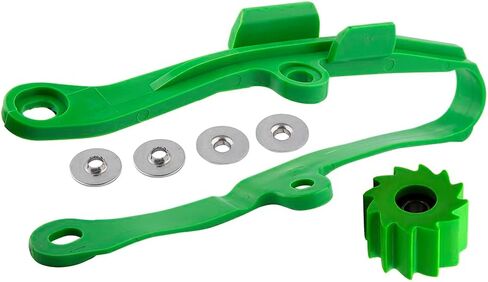 دليل منزلق سلسلة Swingarm مع الأسطوانة السفلية لـ Kawasaki KX250F KX450F KLX450R (أخضر) in Kuwait