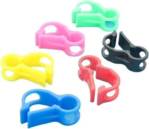 6PCS 5mm RC Fuel Tube Clamps for Methanol Gasoline Tubing, Assorted Colors Fuel Line Restrictor Clips for RC Boats Cars Model Accessories in Kuwait
