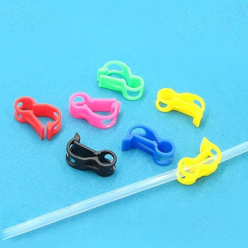 6PCS 5mm RC Fuel Tube Clamps for Methanol Gasoline Tubing, Assorted Colors Fuel Line Restrictor Clips for RC Boats Cars Model Accessories in Kuwait