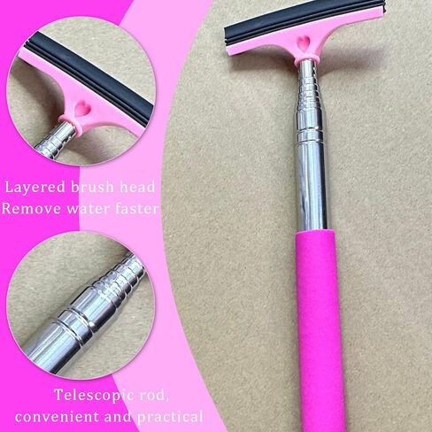 2 Pack Side Mirror Squeegee,Portable Car Cleaning Tool Car Rearview Mirror Wiper Portable Multifunctional Vehicle Wiper Suitable for Rainy and Foggy Weather in Kuwait