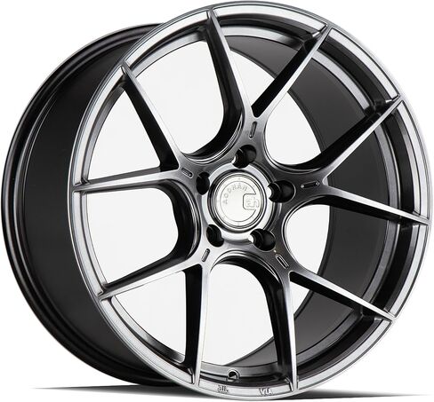Aodhan AH11 Wheel : 18x9.5, 5x120 Bolt Pattern, 72.6mm Hub bore, 35mm Offset - Hyper Blacl in Kuwait