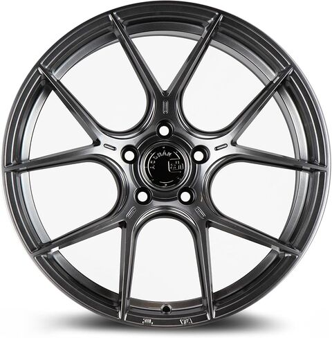 Aodhan AH11 Wheel : 18x9.5, 5x120 Bolt Pattern, 72.6mm Hub bore, 35mm Offset - Hyper Blacl in Kuwait