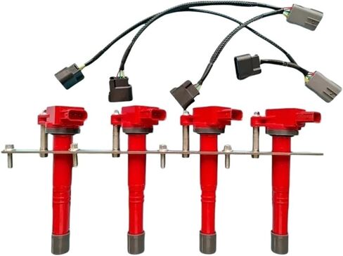 Modification Performance Ignition Coil Bracket Harness Set Compatible For Mazda 323 BJ Astina ZMD 1.6L B6 Ford Laser KN KQ ZL01-18-100 in Kuwait