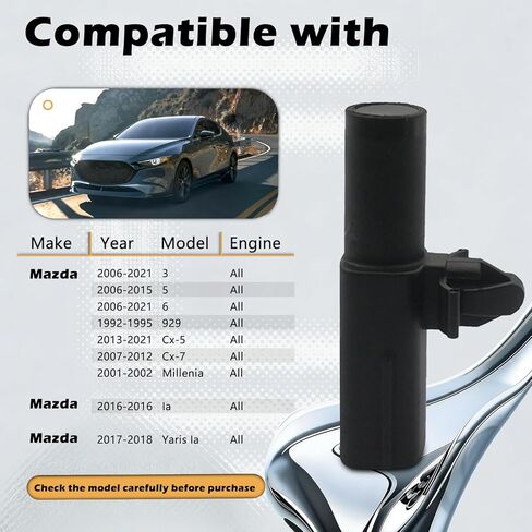 Ambient Air Temperature Sensor Compatible with Mazda 3 5 6 929 CX-5 CX-7 MILLENIA IA Yaris IA 2006-2024 Replaces # G51861764A G51861764 88790WB001 in Kuwait