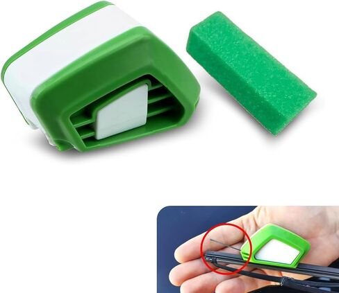 1 PC Car Windshield Wiper Regroover, Cleaning Wiper Blade Cutter Repairer, Universal Multi-function DIY Quickly Repair Tool, for Most Cars, Trucks, SUVs (Green) in Kuwait