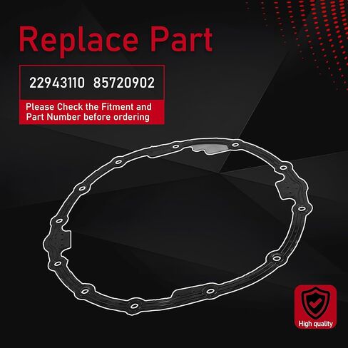 Rear Axle Housing Cover Gasket Differential Seal Compatible with 2014-2025 Chevrolet Silverado 1500 GMC Sierra 1500 2015-2020 Yukon XL Cadillac Escalade ESV Replaces 22943110 85720902 in Kuwait