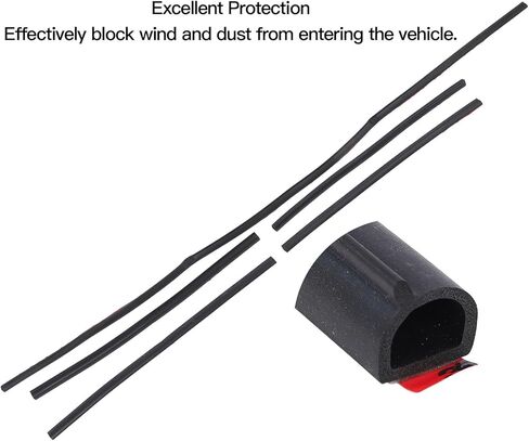 Drfeify Tailgate Seal Kit Rubber Tailgate Weather Stripping with Adhesive Dust Proof Vibration Reduction Rear Fit for PX PX2 PX3 1991 to 2023 in Kuwait