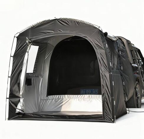 Economical Car Camping Tent - Easy Setup 210D Ripstop, Spacious Universal Fit for Overnight Outdoor Trips in Kuwait