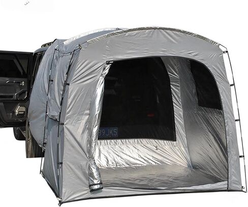 Economical Car Camping Tent - Easy Setup 210D Ripstop, Spacious Universal Fit for Overnight Outdoor Trips in Saudi Arabia