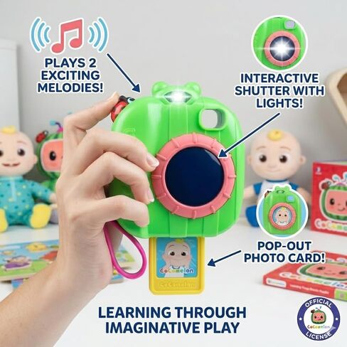 CoComelon Musical Cell Phone and Camera Pretend Toy Set - Great Electronic Learning Toy for Toddlers & Preschoolers - Officially Licensed - Gift for Kids - Ages 2+ in Kuwait