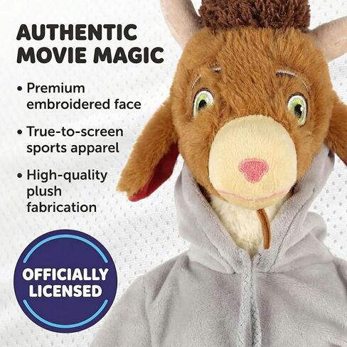 Jay Franco Space Jam Goat Plush Pillow Buddy - Officially Licensed Stuffed Animal & Cozy Pillow, Ultra-Soft Microfiber Plushie, Machine Washable, Embroidered Details, 22 Inches in Kuwait