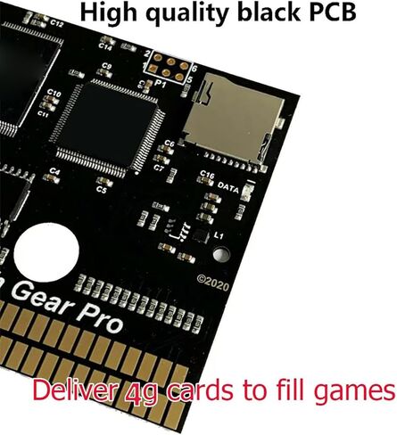 600 in 1 Flash Game Cartridge, 4GB Built in Memory Card for GG SMS, Data Save No Battery, Power Saving Design for Game Gear Console in Kuwait