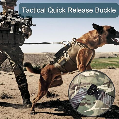 CooBigo 2 Pack Tactical Belt Buckles, 1-1/2" Heavy Duty Metal Tactical Buckle Clips for Dog Collar Hardware, Harness, Backpack, Luggage Strap Release Clasp Replacement (Black) in Kuwait
