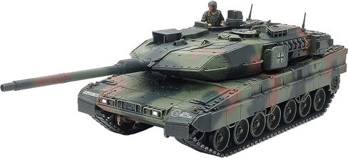 Tamiya 32607 1:48 KPz Leopard 2 A7V Model Building Kit, Plastic Kit, Hobby, Crafts, Tank Kit, Military, Tank 1:48, Stand Model Building in Kuwait