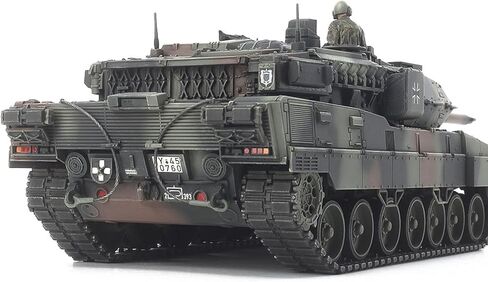 Tamiya 32607 1:48 KPz Leopard 2 A7V Model Building Kit, Plastic Kit, Hobby, Crafts, Tank Kit, Military, Tank 1:48, Stand Model Building in Kuwait