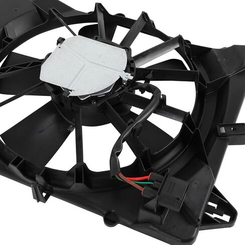 ALEGE Radiator Cooling Fan Fit for 2017-2021 for Jeep Compass, Replace OE:624520,75332,68249185AA,68249185AB,68249185AC,68249185AD in Kuwait