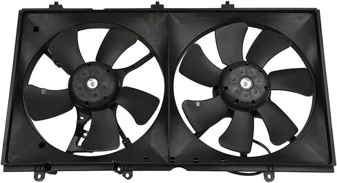 ALEGE Radiator Condenser Fan Assembly Fit for 2003-2007 for Mitsubishi Lancer, Replace OE:620-333 in Kuwait