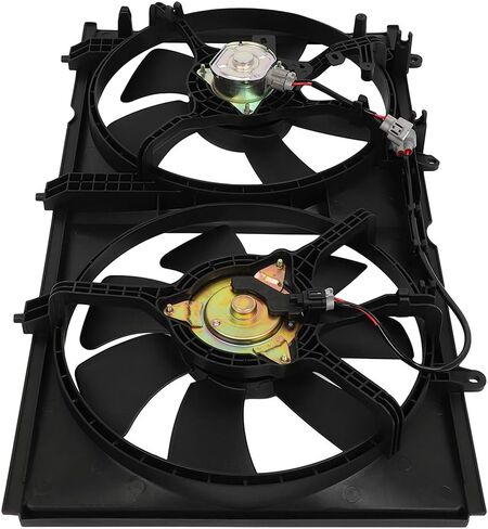 ALEGE Radiator Condenser Fan Assembly Fit for 2003-2007 for Mitsubishi Lancer, Replace OE:620-333 in Kuwait