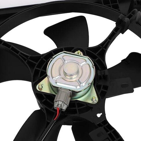 ALEGE Radiator Condenser Fan Assembly Fit for 2003-2007 for Mitsubishi Lancer, Replace OE:620-333 in Kuwait