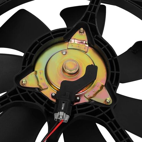 ALEGE Radiator Condenser Fan Assembly Fit for 2003-2007 for Mitsubishi Lancer, Replace OE:620-333 in Kuwait