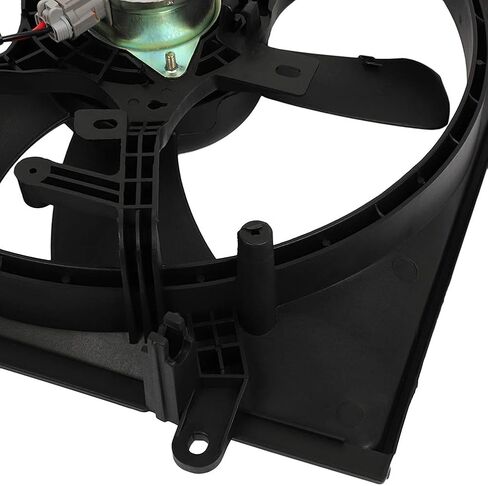 ALEGE Radiator Condenser Fan Assembly Fit for 2003-2007 for Mitsubishi Lancer, Replace OE:620-333 in Kuwait
